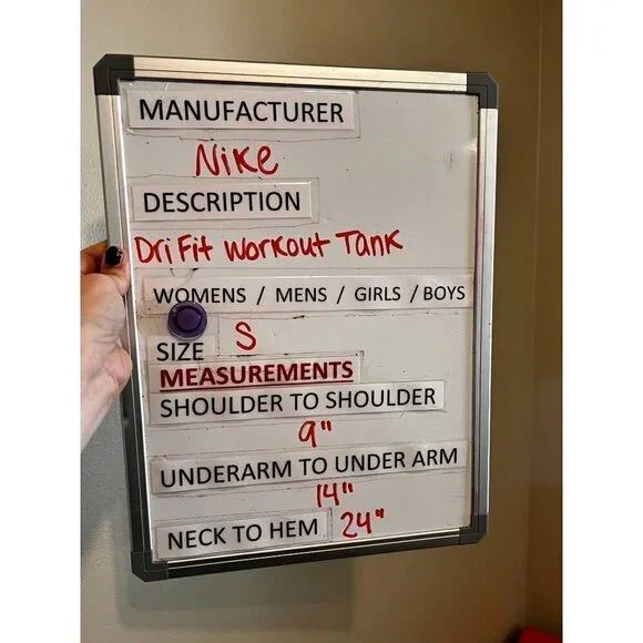 Women's Nike Pink Polka Dot DriFit Racerback Tank Size S [EXCELLENT] - Picture 5 of 5